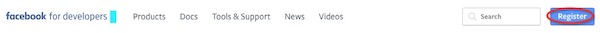 Activate Facebook developer account 