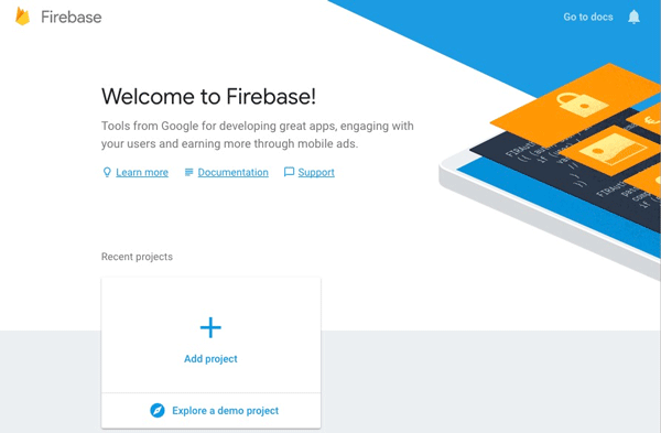 注册 Firebase 项目